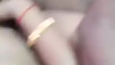 Desi rubbing pussy while fucking