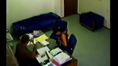 Indian mms scandals of Firm director caught by during office sex
