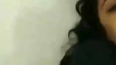 Young guy fucks his busty office colleague in a hotel room