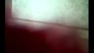 Indian aunty bathing
