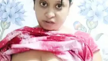 Milky huge boobs Bengali boudi nude viral video making